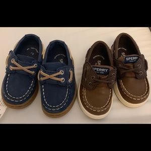 2 pairs of Boys Sperrys GUC (Worn 2-3 times)